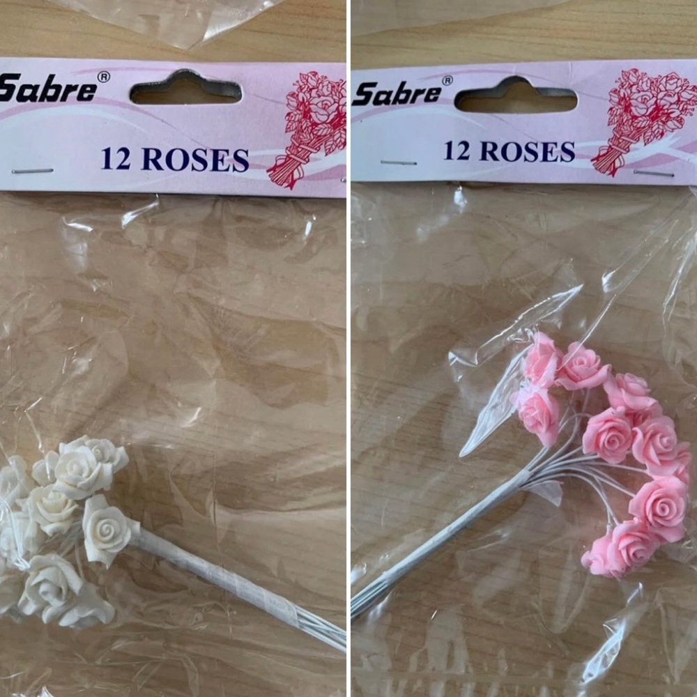 Mini Artifical Rose Flower Heads